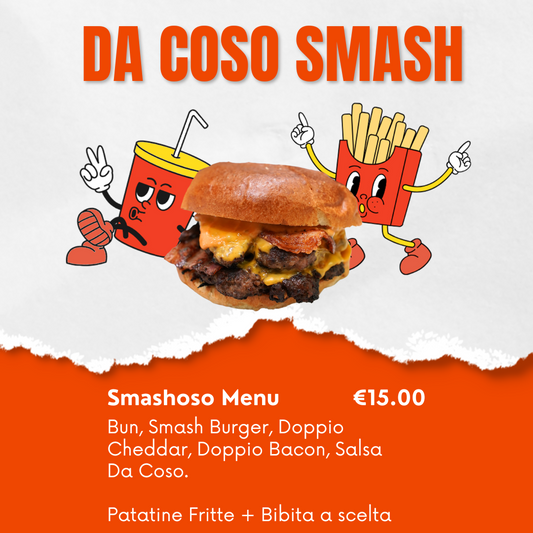 Smashoso Menu
