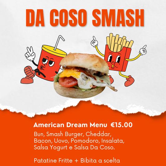 American Dream Menu